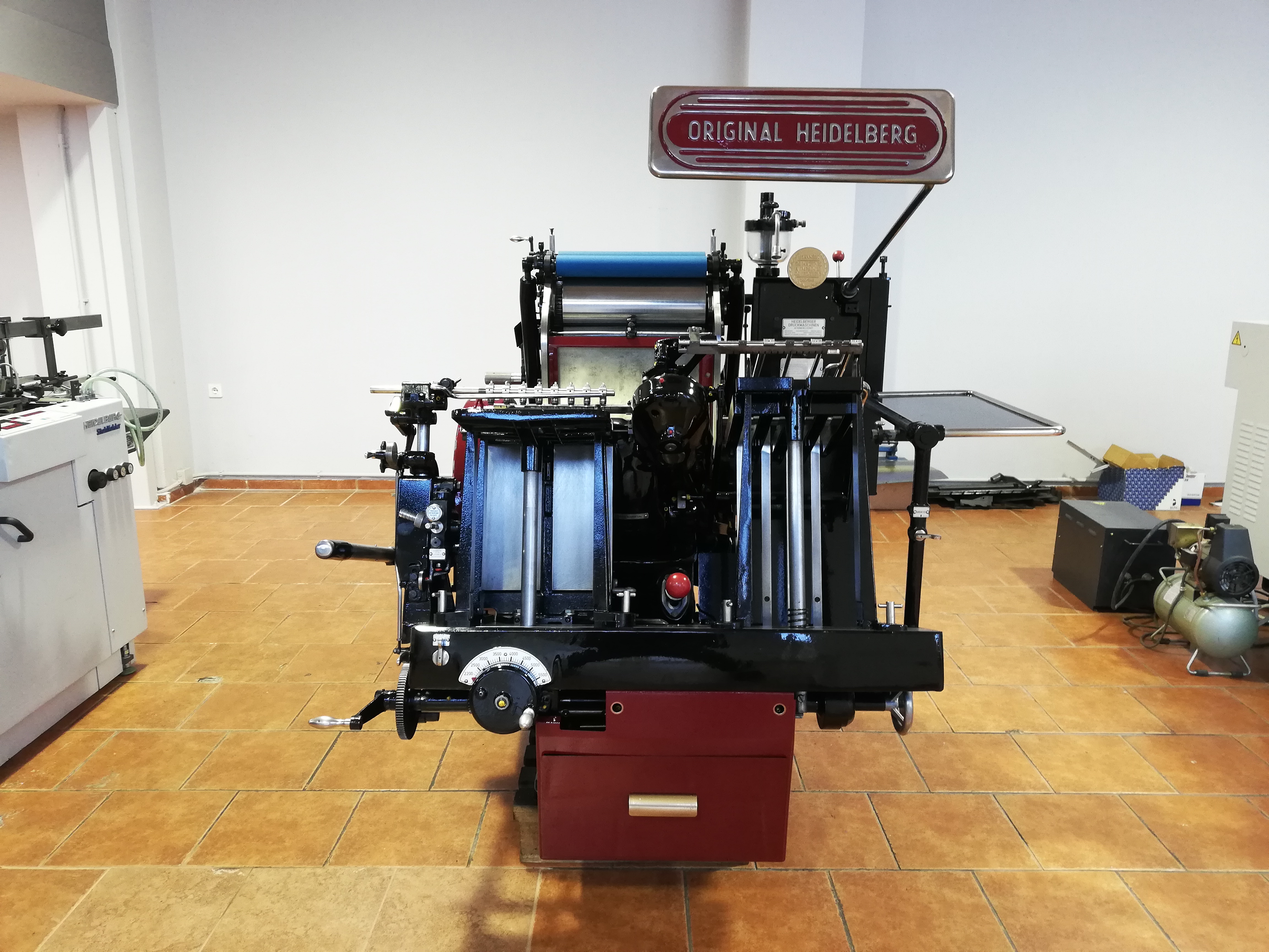 Letterpress Machine HEIDELBERG TIEGEL Unique Printing Machines